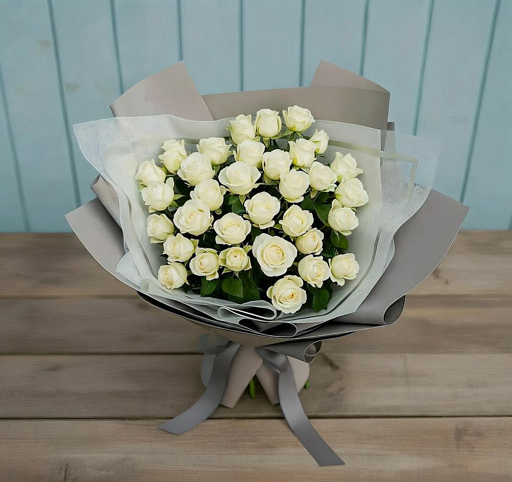 Букет Белоснежная нежность в Угловском
