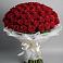 Букет 101 Красная роза Блэк Мэджик в Угловском