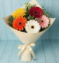 Букет цветов из:  Герберы в Угловском