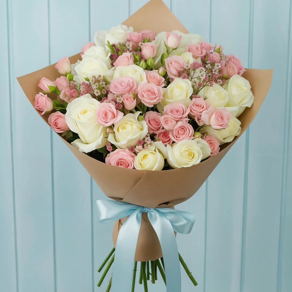 Букет цветов из: Розы в Угловском