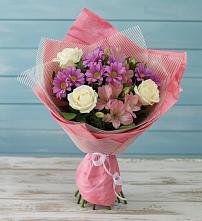 Букет цветов из:  Герберы в Угловском