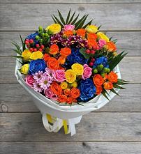 Букет цветов из:  Розы и Хризантемы в Угловском