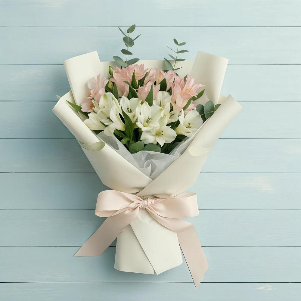 Букет цветов из: Альстромерии в Угловском