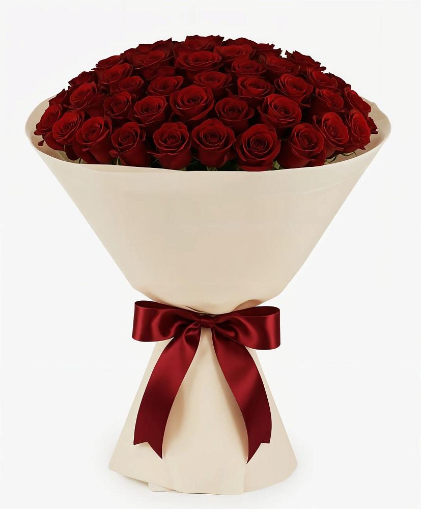 Букет 101 Бордовая роза Блэк Бакарра в Угловском